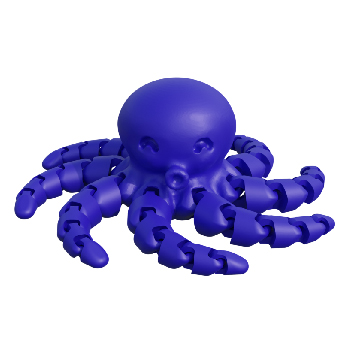 Pulpo articulado (Azul)