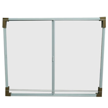 Ventana corrediza cristal sencillo 150 x 120 blanco (aLumipro)