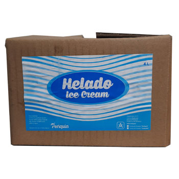 Helado de  Mantecado en caja, 4L