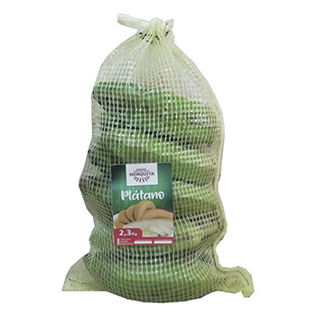 Plátano burro primera calidad, bolsa de 2.3 kg