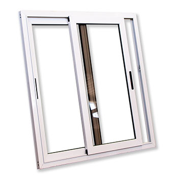 Ventana de Corredera Lacada en blanco con cristal 6mm de 1400x1200