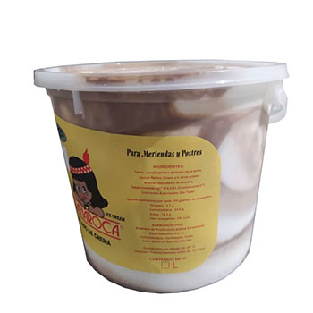 Helado Crema Sabor Rizado Chocolate -  4 Litros