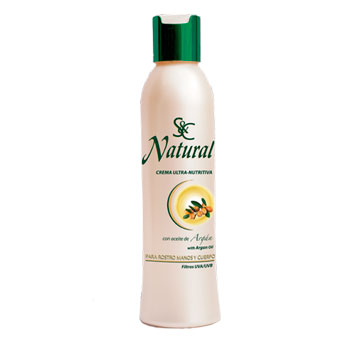 S&C NATURAL - Crema ultranutritiva con aceite de Argán, 300 ml