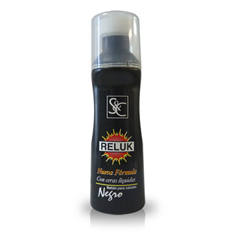 Reluk Betún para calzado negro, 75 ml