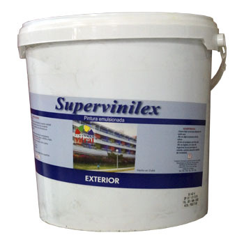 Pintura emulsionada supervinilex Azul oscuro 52-AZ-4 (Envase plástico 10 L)